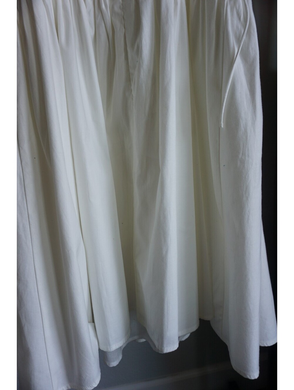 Reformation Catarina Dress White Mini Babydoll Poplin Tie Strap Dress Size 6 NWT - Picture 12 of 13